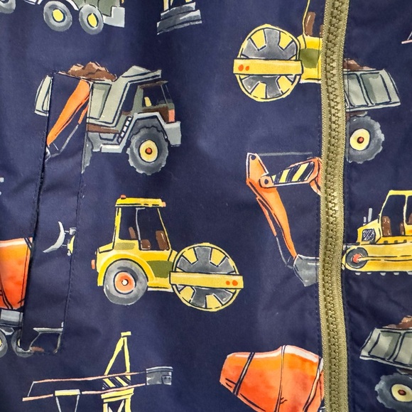 Construction Trucks Microfiber Jacket by Hatley - Picture 7 of 9